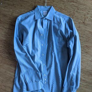 Brooks Brothers Dress Shirt Blue 16 34/35
